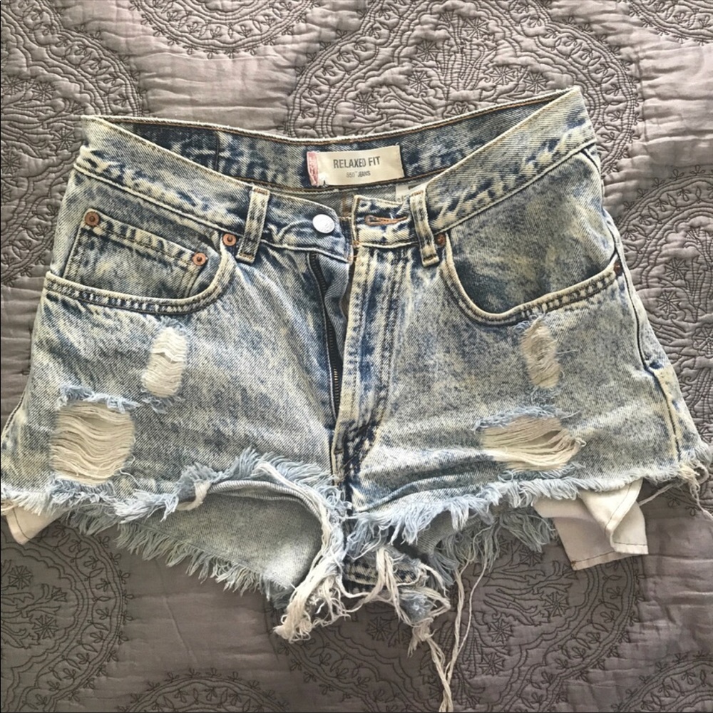 High waisted Levi cutoff shorts, vintage